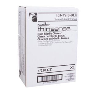 Thinsense Blue Nitrile PF X-Large | Corrugated Box