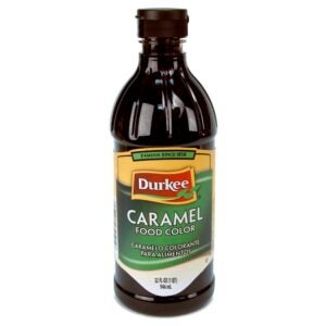 Durkee Caramel Food Coloring 32oz | Packaged