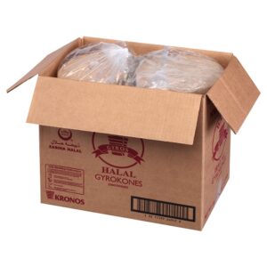 GYRO CONE HALAL ALL BEEF UNCKD 2-20lbs | Packaged