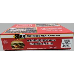 Ground Beef Patties, 1/4 lb. | Corrugated Box