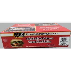 Ground Beef Patties, 1/3 lb. | Corrugated Box