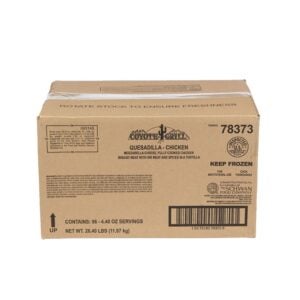 Chicken/cheese/salsa Quesadilla Wholei Grain | Corrugated Box