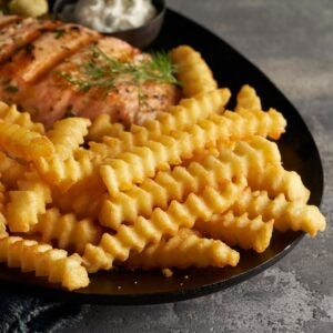 Crinkle Cut French Fries | Styled