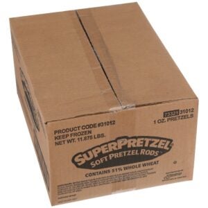 Whole Wheat Soft Pretzels | Corrugated Box