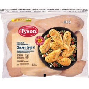 Tyson Bnls Sknls Chicken Brst 6# All Nat | Packaged