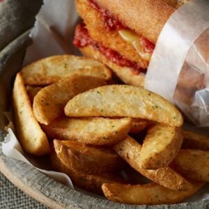Seasoned Long Fancy Wedge Cut French Fries, Ranch Seasoned & Coated | Styled