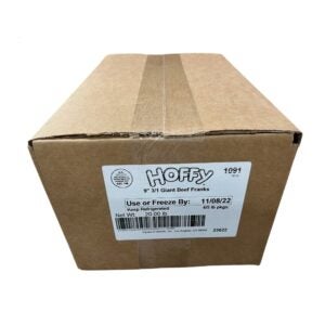 FRANKS BF 9″ 3/1 5# HOFFY | Corrugated Box
