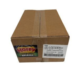 SAUSAGE KIELBASA PORK&BF 4/1 5# HOFFY | Corrugated Box