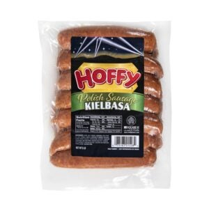 SAUSAGE KIELBASA PORK&BF 4/1 5# HOFFY | Packaged