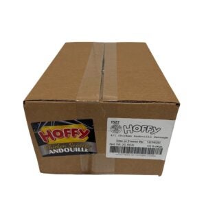 SAUSAGE CHIX ANDOUILLE 4/1 5# HOFFY | Corrugated Box