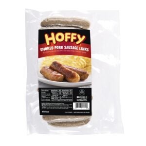 SAUSAGE PORK LNK SMKD FC 4″ 20/1 4# HOFF | Packaged