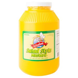 Woeber Yellow Salad Mustard 1gal | Packaged
