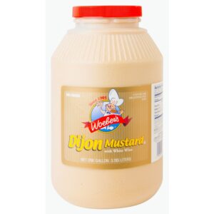 Woeber Dijon Mustard 1gal | Packaged