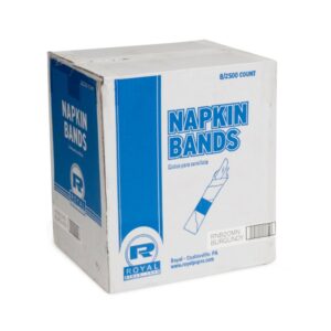 Burgundy Napkin Bands | Corrugated Box