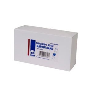 Burgundy Napkin Bands | Packaged