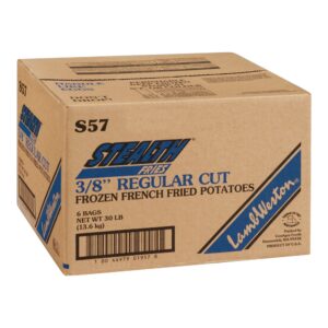 Regular Cut French Fries | Corrugated Box