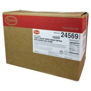 Whole Grain Chicken Chili Crispitos | Corrugated Box