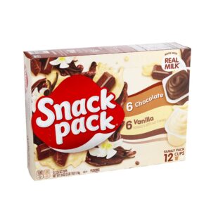 Chocolate and Vanilla Pudding Cups | Styled