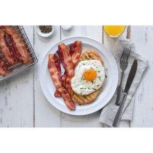 Hardwood Smoked Laid-Out Bacon | Styled