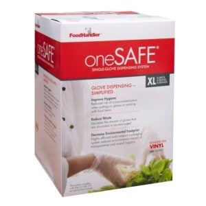 GLOVE VNYL DISP XL PF 4-200 ONESAFE | Packaged