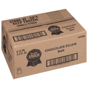 NOVELTY FZ BAR CHOC ECLAIR 3FLZ | Corrugated Box