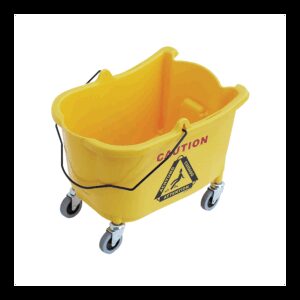 BUCKET MOP YEL 26-35QT W/CASTER 1CT | Raw Item