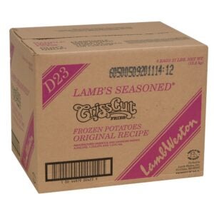 Seasoned CrissCut Skin-On Original Recipe Fries | Corrugated Box