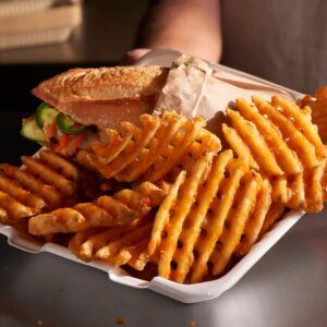 Seasoned CrissCut Skin-On Original Recipe Fries | Styled