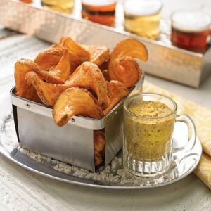 Beer Battered Sidewinder French Fries | Styled
