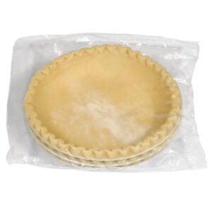 Shell Pie 8″ Plain Raw 6-3ct Wick | Packaged
