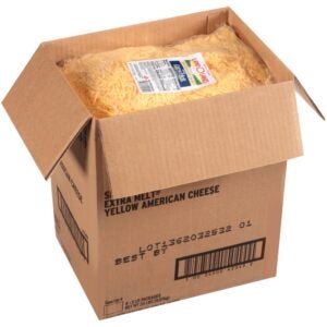 Shredded Extra Melt American Cheese | Packaged