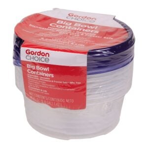 Big Bowl Containers with Lids | Packaged