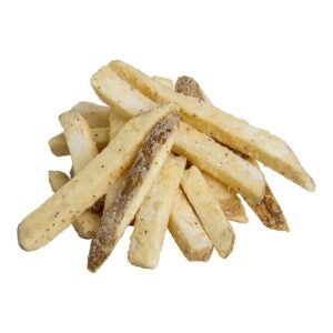 Seasoned Seashore-Style Chef Cut Skin-On French Fries | Raw Item