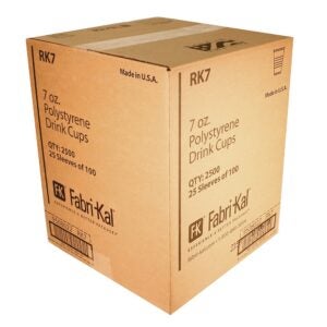 CUP PLAS CLD 7Z TRANSL 25-100CT | Corrugated Box