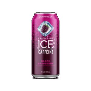 Black Raspberry Sparkling Caffeinated Water | Packaged