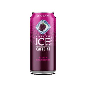 Black Raspberry Sparkling Caffeinated Water | Packaged
