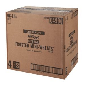 96-BOWL PK CEREAL FRSTD MINI-WHEATS | Corrugated Box