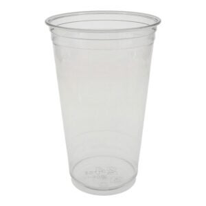 24oz Plastic Cold Cups, Clear | Raw Item