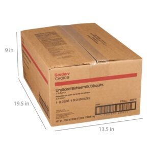 Unsliced Buttermilk Biscuits | Corrugated Box