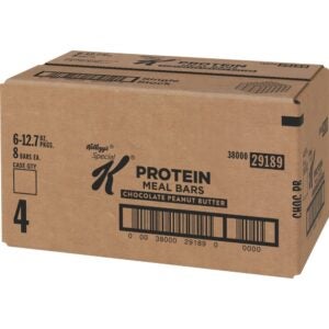 Chocolate Peanut Butter Protein Meal Bars | Corrugated Box