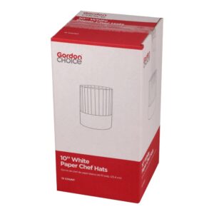 Paper Chef Hats 10″ | Packaged
