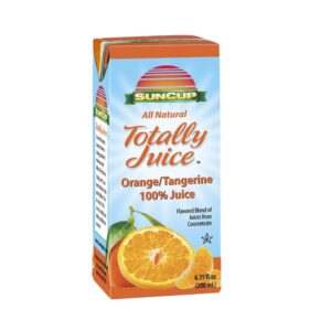100% Orange Tangerine Juice Box | Packaged