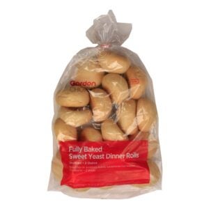 Fully Baked Sweet Yeast Dinner Rolls | Packaged