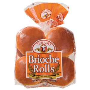 Turano Brioche Buns | Packaged