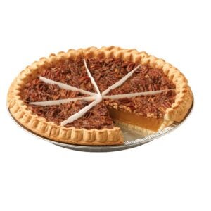 Pre-sliced Pecan Pie | Styled