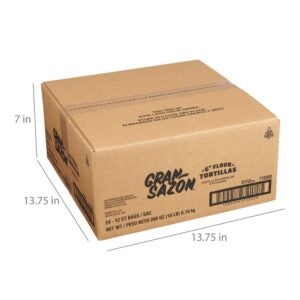 6″ Flour Tortillas | Corrugated Box