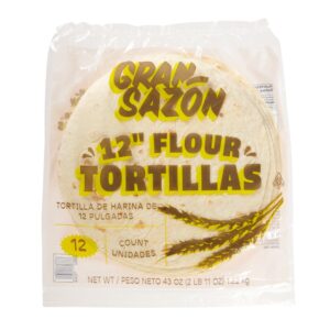 12″ Flour Tortillas | Packaged