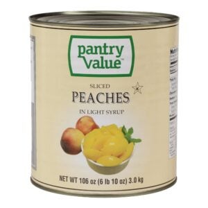 PEACH SLCD L/S 6-10 PANTRY VAL | Packaged