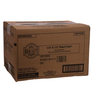 Maxi Cut French Fries | Corrugated Box