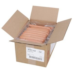 FRANKS BEEF 6″ 8/# R/SOD 2-5# ARMOU | Packaged
